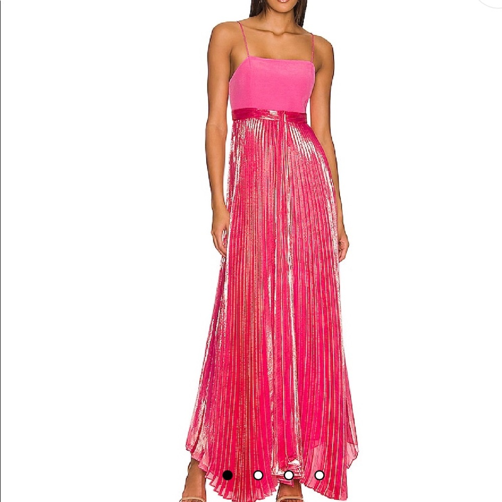 Alice & Olivia Despina Pleated Gown